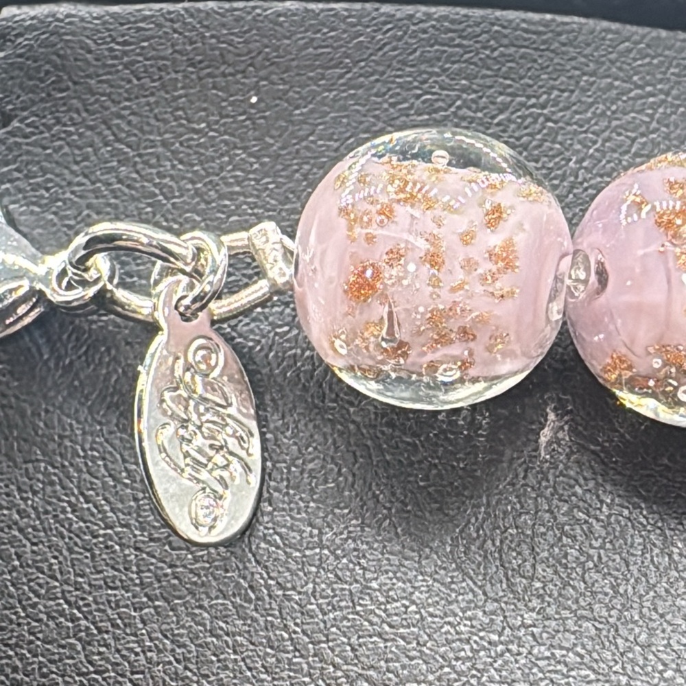 Kirk’s Folly Blue and Pink Skull Pendant Necklace - Picture 5 of 7